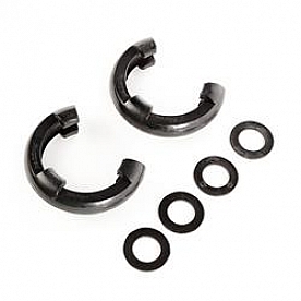 Rugged Ridge D-Ring Isolator - 3/4 Inch Black Polyurethane Set Of 2 Isolators/ 4 Washers - 1123530