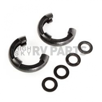 Rugged Ridge D-Ring Isolator - 3/4 Inch Black Polyurethane Set Of 2 Isolators/ 4 Washers - 1123530