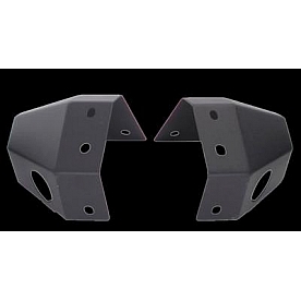 M/T Metal by Mickey Thompson Bumper End Powder Coated Black Steel - 020419