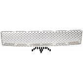 Street Scene Bumper Grille Insert Mesh Satin Silver Aluminum - 95077942