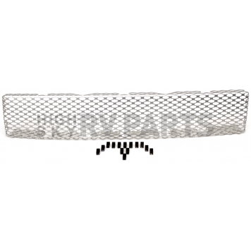 Street Scene Bumper Grille Insert Mesh Satin Silver Aluminum - 95077942