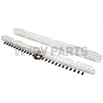 Street Scene Bumper Grille Insert Mesh Satin Silver Aluminum - 95077944