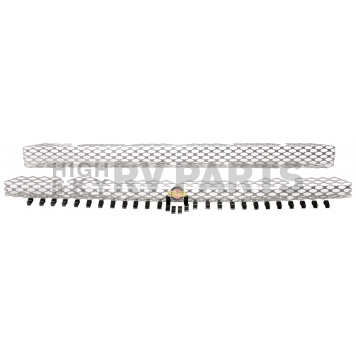 Street Scene Bumper Grille Insert Mesh Satin Silver Aluminum - 95077944-2