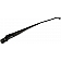 Help! By Dorman WindShield Wiper Arm 28 Inch Black Single - 42593