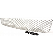 Street Scene Bumper Grille Insert Mesh Satin Silver Aluminum - 95077989