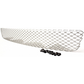 Street Scene Bumper Grille Insert Mesh Satin Silver Aluminum - 95077989