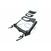 Fab Fours Windshield Frame Cover - Steel Black - VC41001