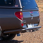 ARB Bumper Steel Powder Coated Black Step Tow Bar 1-Piece - 3646040