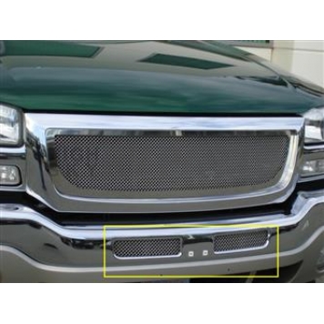 T-Rex Truck Products Bumper Grille Insert Mesh Polished Silver Stainless Steel - 55200