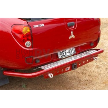 ARB Bumper Steel Powder Coated Black Step Tow Bar 1-Piece - 3648020