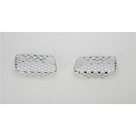Street Scene Bumper Grille Insert Mesh Chrome Plated Silver Steel - 95078146