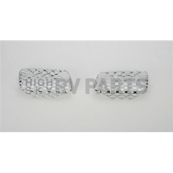 Street Scene Bumper Grille Insert Mesh Chrome Plated Silver Steel - 95078146