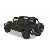 Pavements Ends Duster Deck Cover - Covers Rear Cargo Area Fabric Black Diamond - 4182935