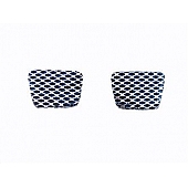 Street Scene Bumper Grille Insert Mesh Chrome Plated Silver Steel - 95078148