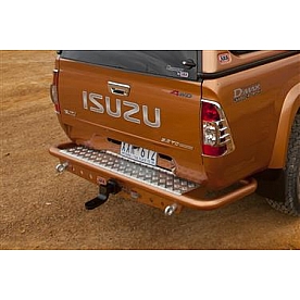 ARB Bumper Steel Powder Coated Black Step Tow Bar 1-Piece - 3648110