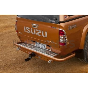 ARB Bumper Steel Powder Coated Black Step Tow Bar 1-Piece - 3648110