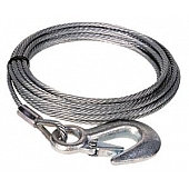 Dutton Lainson Corp Winch Cable - 25 Feet 840 Pounds Galvanized Aircraft Steel - 24043