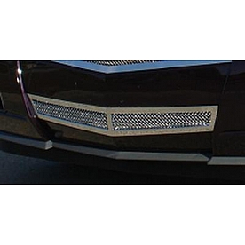 T-Rex Truck Products Bumper Grille Insert Mesh Polished Silver Stainless Steel - 55197
