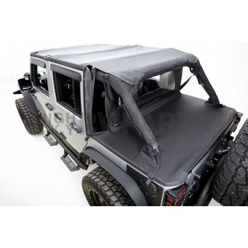 Rampage Duster Deck Cover - Covers Rear Cargo Area Fabric Black Diamond - 731035-1