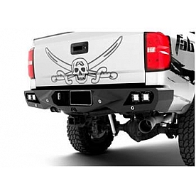 Fab Fours Bumper Vengeance 1-Piece Design Steel Natural - FS08E1351B