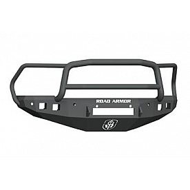 Road Armor Bumper Stealth Lonestar 1-Piece Design Steel Black - 4162F5BNW