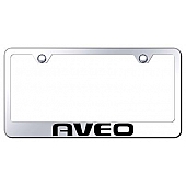 Automotive Gold License Plate Frame - Silver Stainless Steel - LFAVOEC