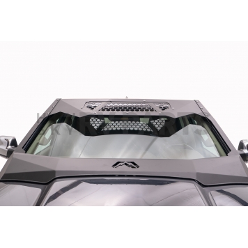 Fab Fours Windshield Frame Cover - Steel Natural - VC4200B-1