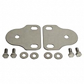 Crown Automotive Windshield Bracket - Stainless Steel Silver Set Of 2 - RT34016