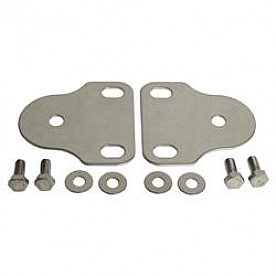Crown Automotive Windshield Bracket - Stainless Steel Silver Set Of 2 - RT34016