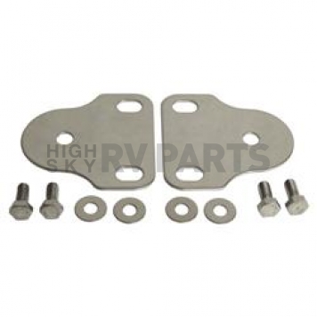 Crown Automotive Windshield Bracket - Stainless Steel Silver Set Of 2 - RT34016