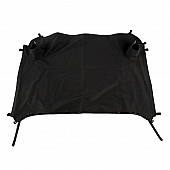Rugged Ridge Duster Deck Cover - Covers Rear Cargo Area Vinyl Black - 1355003