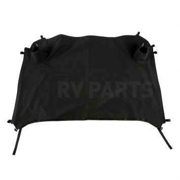 Rugged Ridge Duster Deck Cover - Covers Rear Cargo Area Vinyl Black - 1355003