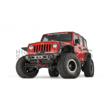 Warn Bumper Elite Series 1-Piece Design Steel Black - 101410-1