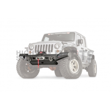 Warn Bumper Elite Series 1-Piece Design Steel Black - 101420
