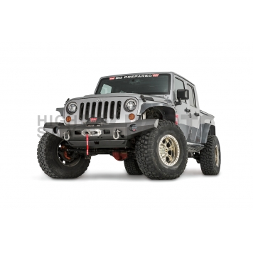 Warn Bumper Elite Series 1-Piece Design Steel Black - 101420-1