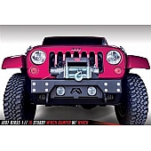 Fab Fours Bumper Premium 1-Piece Design Steel Natural - JK07B1855B