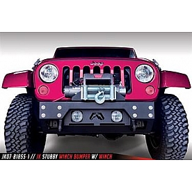 Fab Fours Bumper Premium 1-Piece Design Steel Natural - JK07B1855B