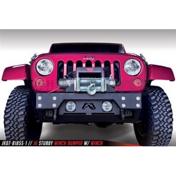 Fab Fours Bumper Premium 1-Piece Design Steel Natural - JK07B1855B