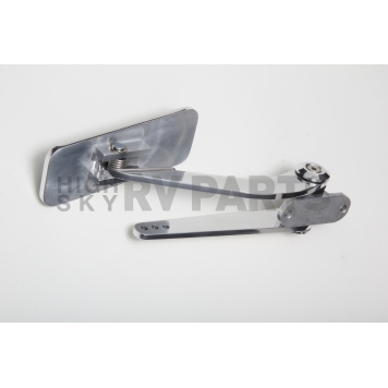Trans Dapt Accelerator Pedal - Rectangular Silver Aluminum - 9501-1