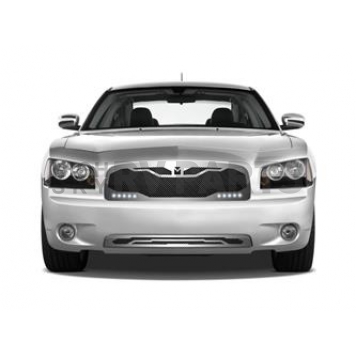 DJ Grilles Bumper Grille Insert Mesh Matte Black Stainless Steel - DJ92411