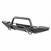Rugged Ridge XHD Bumper 1-Piece Design Steel Black - 1154050