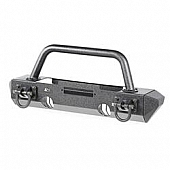 Rugged Ridge XHD Bumper 1-Piece Design Steel Black - 1154051
