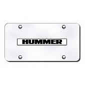 Automotive Gold License Plate - Hummer Stainless Steel - HUMNGC