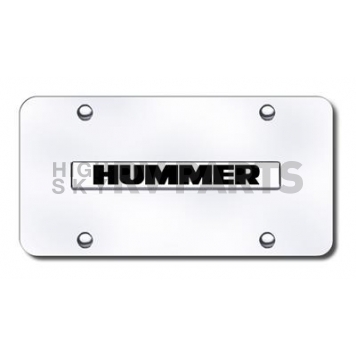 Automotive Gold License Plate - Hummer Stainless Steel - HUMNGC