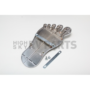 Trans Dapt Accelerator Pedal - Barefoot Silver Steel - 9560-1