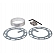 NRG Innovations Steering Wheel Quick Release - 6 Hole Hub Adapter Aircraft Grade Aluminum Black Body With Carbon Fiber Ring - SRK250CF