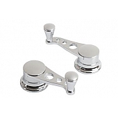 Lokar Performance Vent Window Handle - Nostalgia Silver Set Of 2 - IDH2036