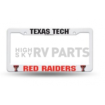POWERDECAL License Plate Frame - Texas Tech Red Raiders Plastic - FC260802