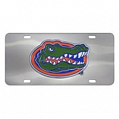 Fan Mat License Plate - University Of Florida Logo Stainless Steel - 24520
