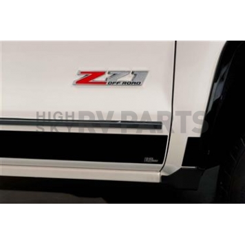 Putco Rocker Panel Molding - Polished Stainless Steel Black Set of 12 - 9751212BP